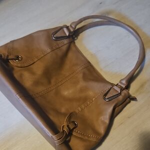 Elegant Tan Leather Handbag